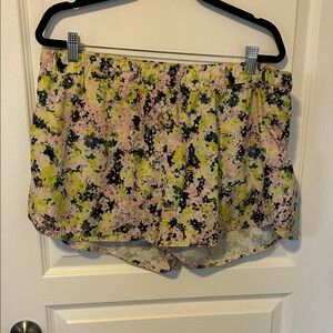 Old Navy Women's Athletic Shorts - Pink and Yellow Floral